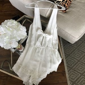 White Romper